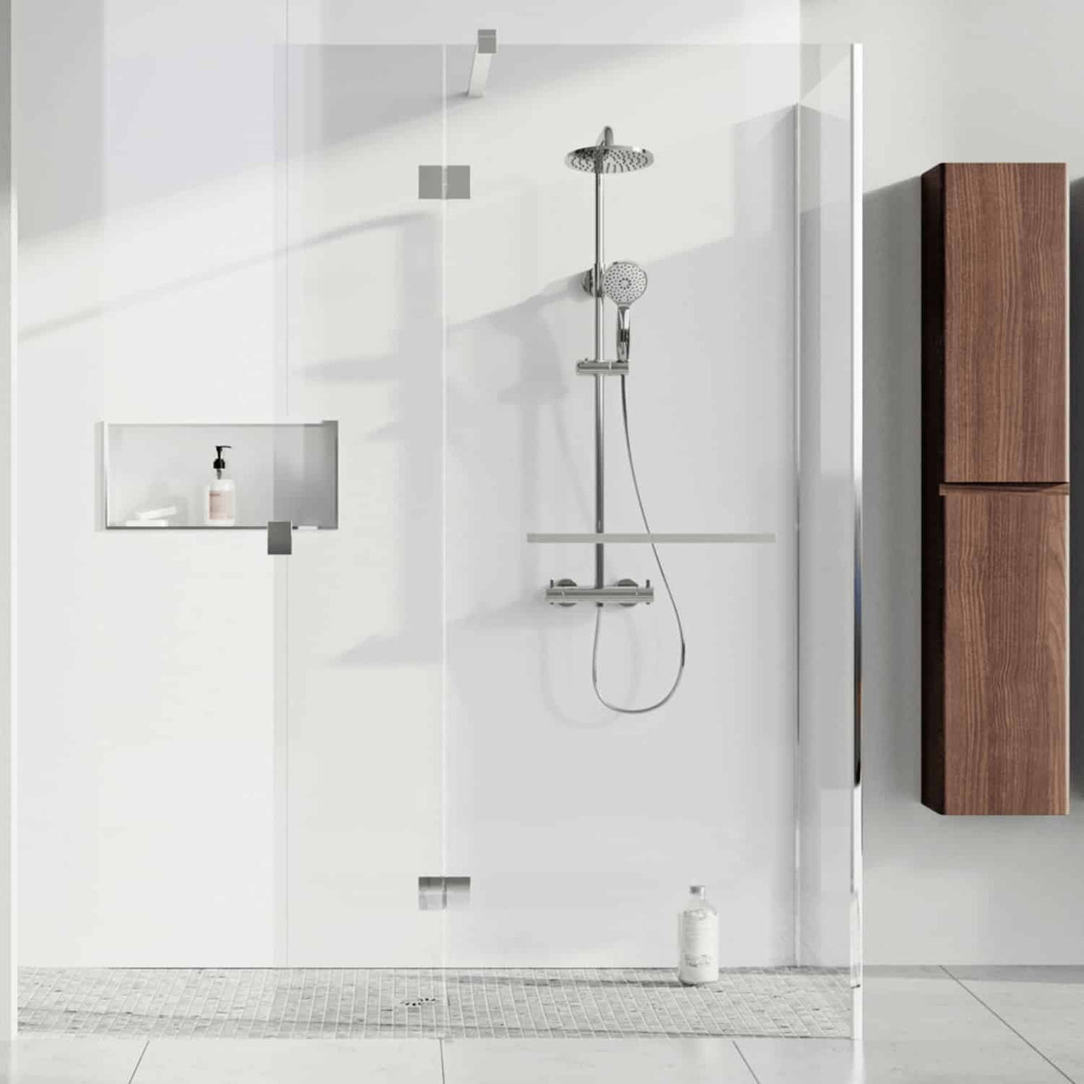 Blanco Gloss Wet Wall Panel - 2400mm (h) x 1000mm (w) x 10mm (d)