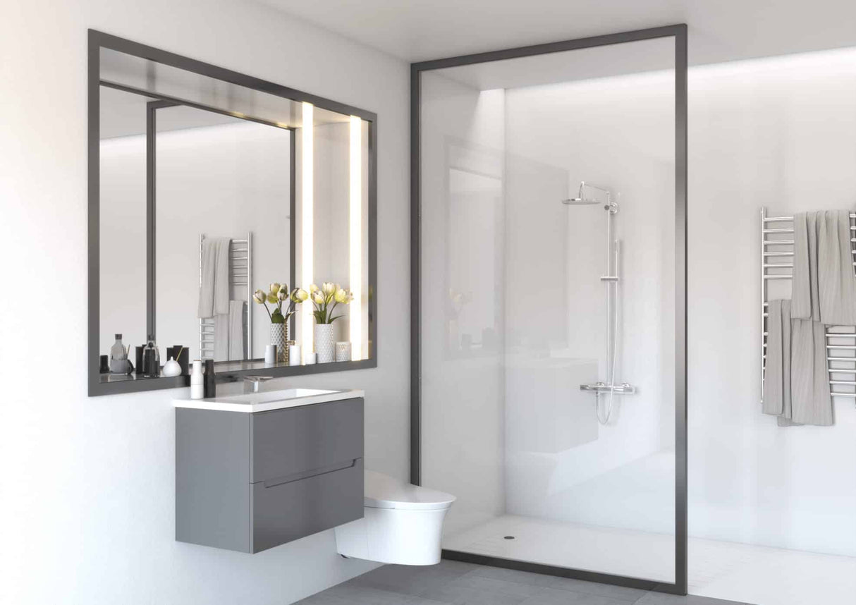Blanco Gloss Wet Wall Panel - 2400mm (h) x 1000mm (w) x 10mm (d)