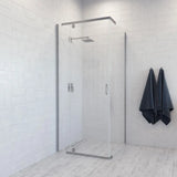 Cascade Shower Screen 1200 Chrome