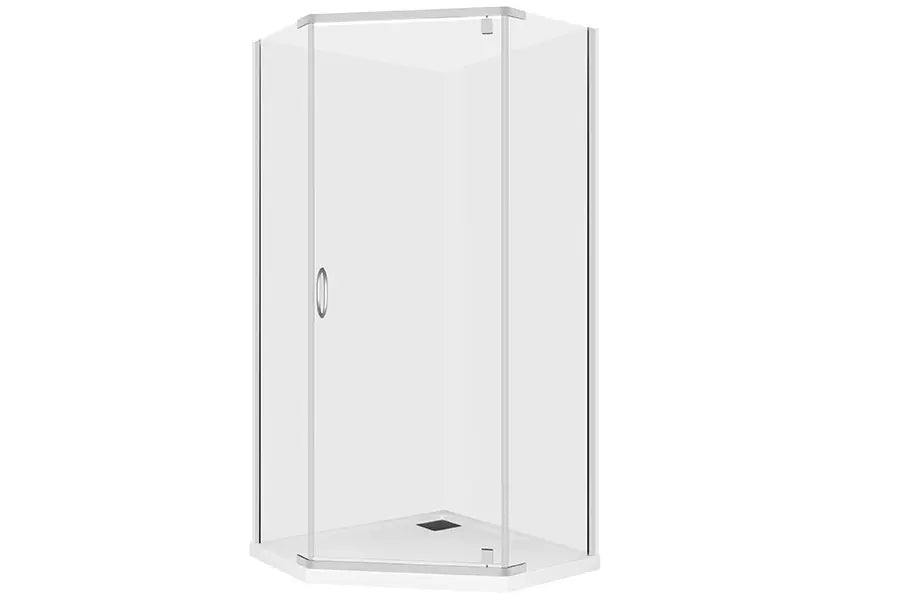 Cascade Shower System 1000 Angled Chrome