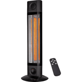 Cedar 1200W Free Standing Outdoor Heater with Remote 680x300x300mm