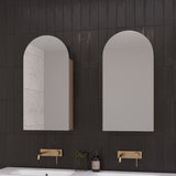 Church Mirror Cabinet 400mm Single Door Gold Collection (CHU-SC-400-S-G)