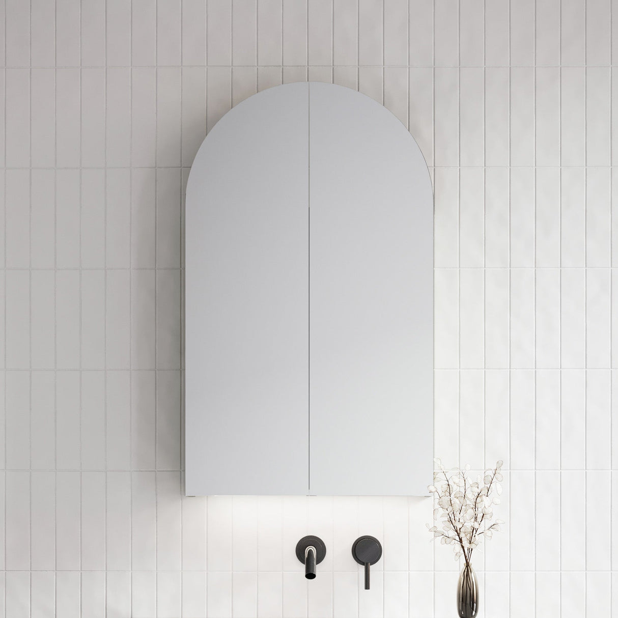 Church Mirror Cabinet 600mm Double Door Gold Collection (CHU-SC-600-D-G)