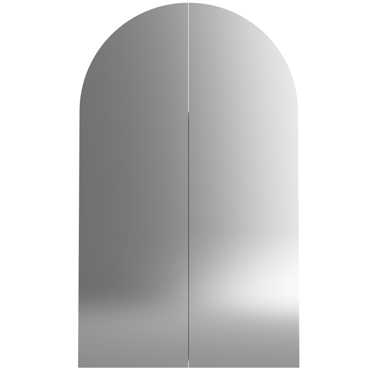 Church Mirror Cabinet 600mm Double Door Gold Collection (CHU-SC-600-D-G)