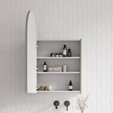 Church Mirror Cabinet 600mm Single Door Gold Collection (CHU-SC-600-S-G)