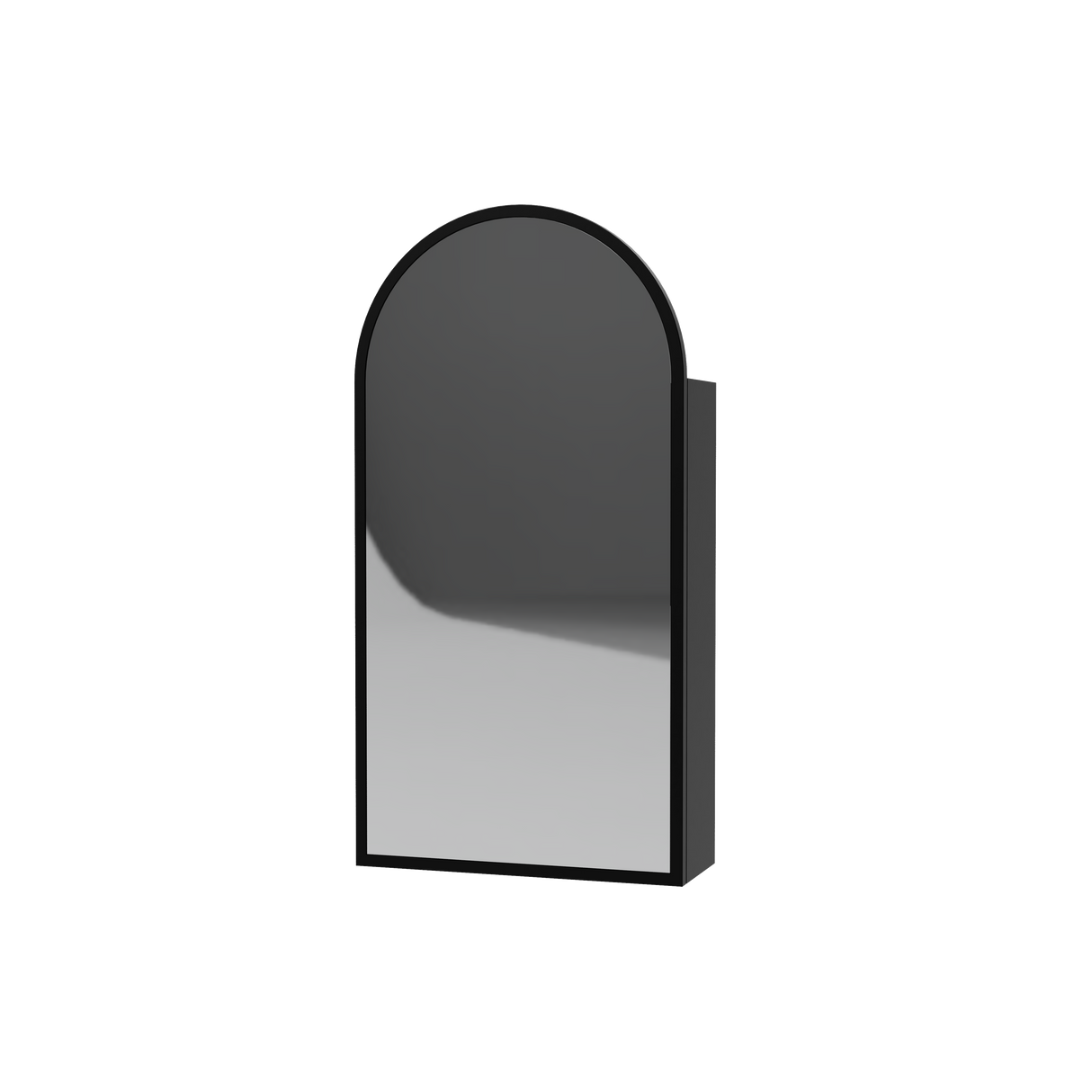Church Frame Mirror Cabinet 430mm Single Door Platinum Collection (CHUF-SC-430-S-P)