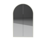 Church Frame Mirror Cabinet 630mm Double Door Platinum Collection (CHUF-SC-630-D-P)