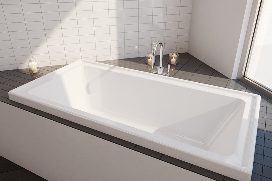 Cortez 1520 Inset Bath - White