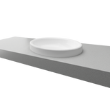 An image of Timberline's Coast Basin 495mm White Gloss