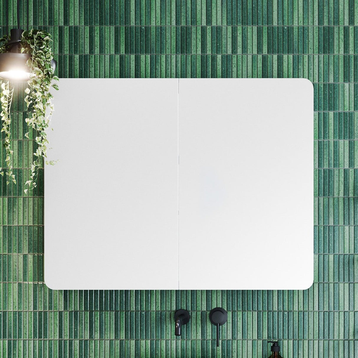 Colby Mirror Cabinet 900mm Double Door Gold Collection (COL-SC-890-D-G)