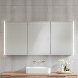 Denver Mirror Cabinet 1500mm Three Door Platinum Collection (DEN-SC-1500-3-P)