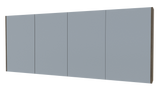 Denver Mirror Cabinet 1800mm Four Door Platinum Collection (DEN-SC-1800-4-P)