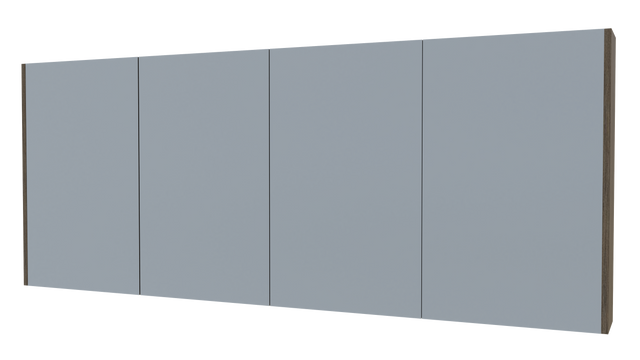 Denver Mirror Cabinet 1800mm Four Door Platinum Collection (DEN-SC-1800-4-P)