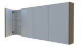 Denver Mirror Cabinet 1800mm Four Door Platinum Collection (DEN-SC-1800-4-P)