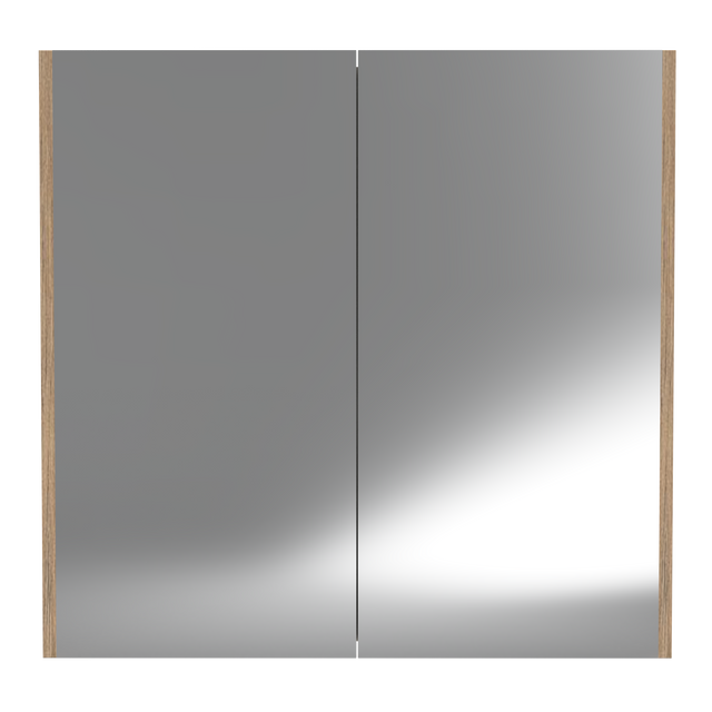 Denver Mirror Cabinet 750mm Double Door Gold Collection
