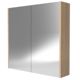 Denver Mirror Cabinet 750mm Double Door Gold Collection