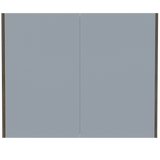 Denver Mirror Cabinet 900mm Double Door Platinum Collection (DEN-SC-900-D-P)