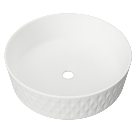 An image of Timberline's Diamond Basin 360mm White Matt