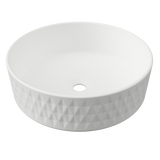An image of Timberline's Diamond Basin 360mm White Matt