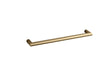 Thermorail Round Single Rail 632x32x100mm 18Watts - Brushed Brass - Includes Transformer