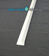 End Cap Trim - Chrome - for Wet Wall Panels - 2400mm (h)