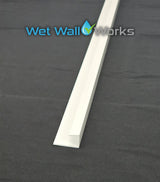 End Cap Trim - White - for Wet Wall Panels - 2400mm (h)