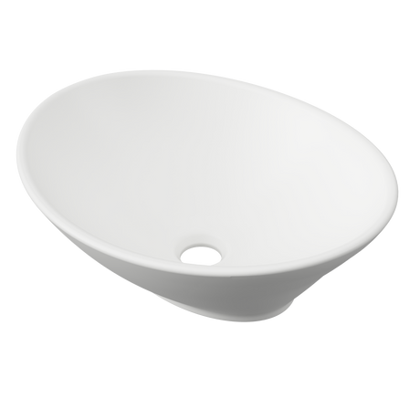 An image of Timberline's Elite Basin 415mm White Matt