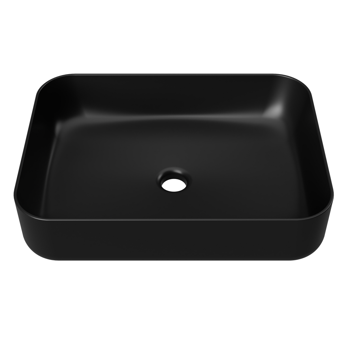 An image of Timberline's Enchant Basin 500mm Black Matt