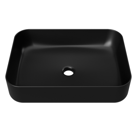An image of Timberline's Enchant Basin 500mm Black Matt