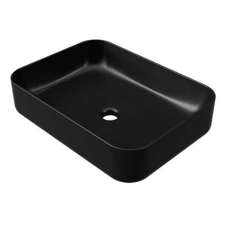 An image of Timberline's Enchant Basin 500mm Black Matt