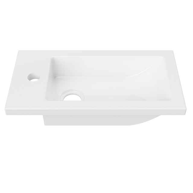 Ensuite Top Left bowl 460mm (ENS-TP-460-L)