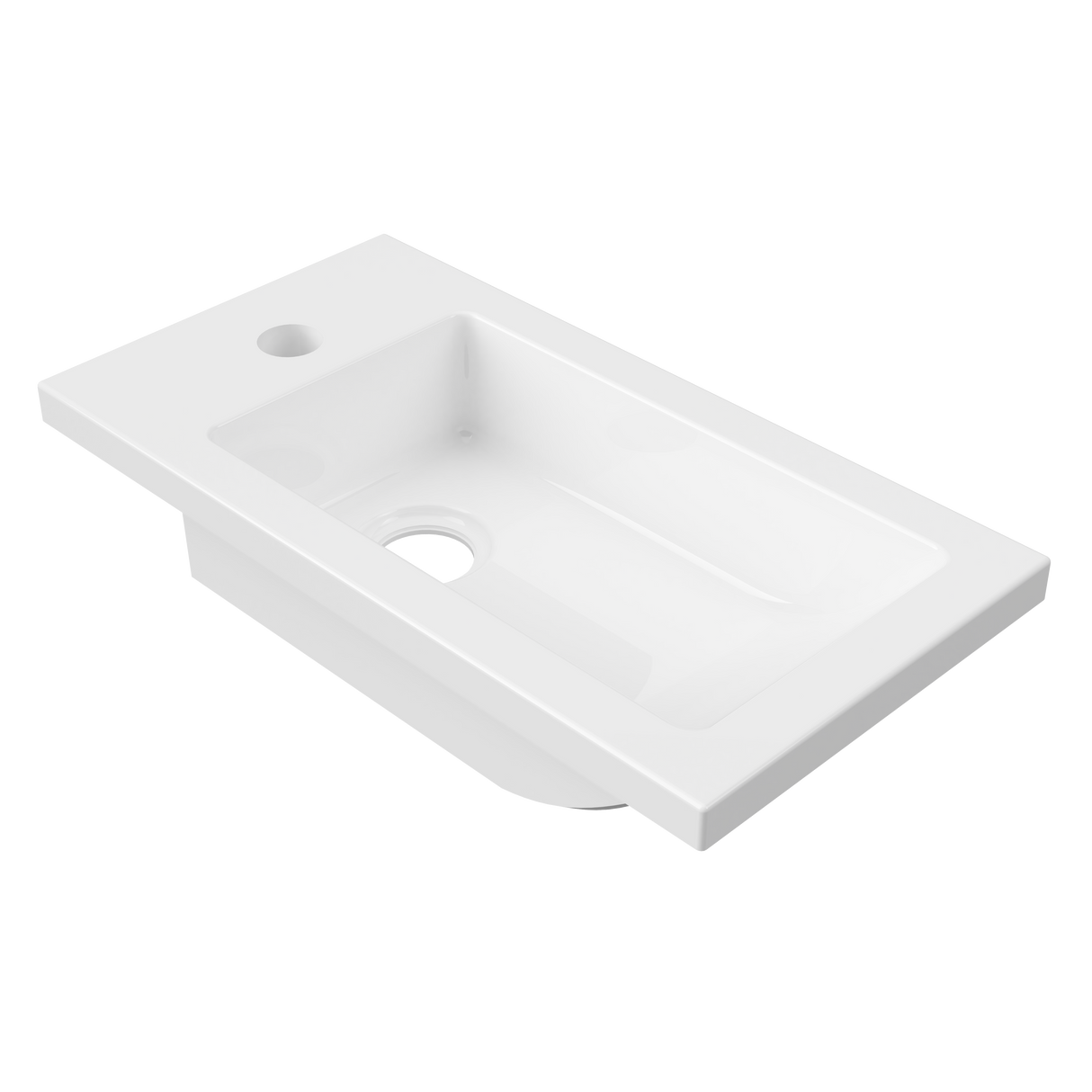 Ensuite Top Left bowl 460mm (ENS-TP-460-L)