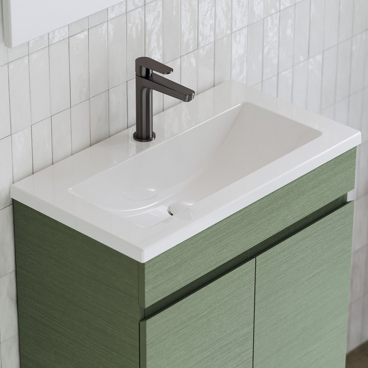 Ensuite Top Centre bowl 600mm (ENS-TP-600-C)