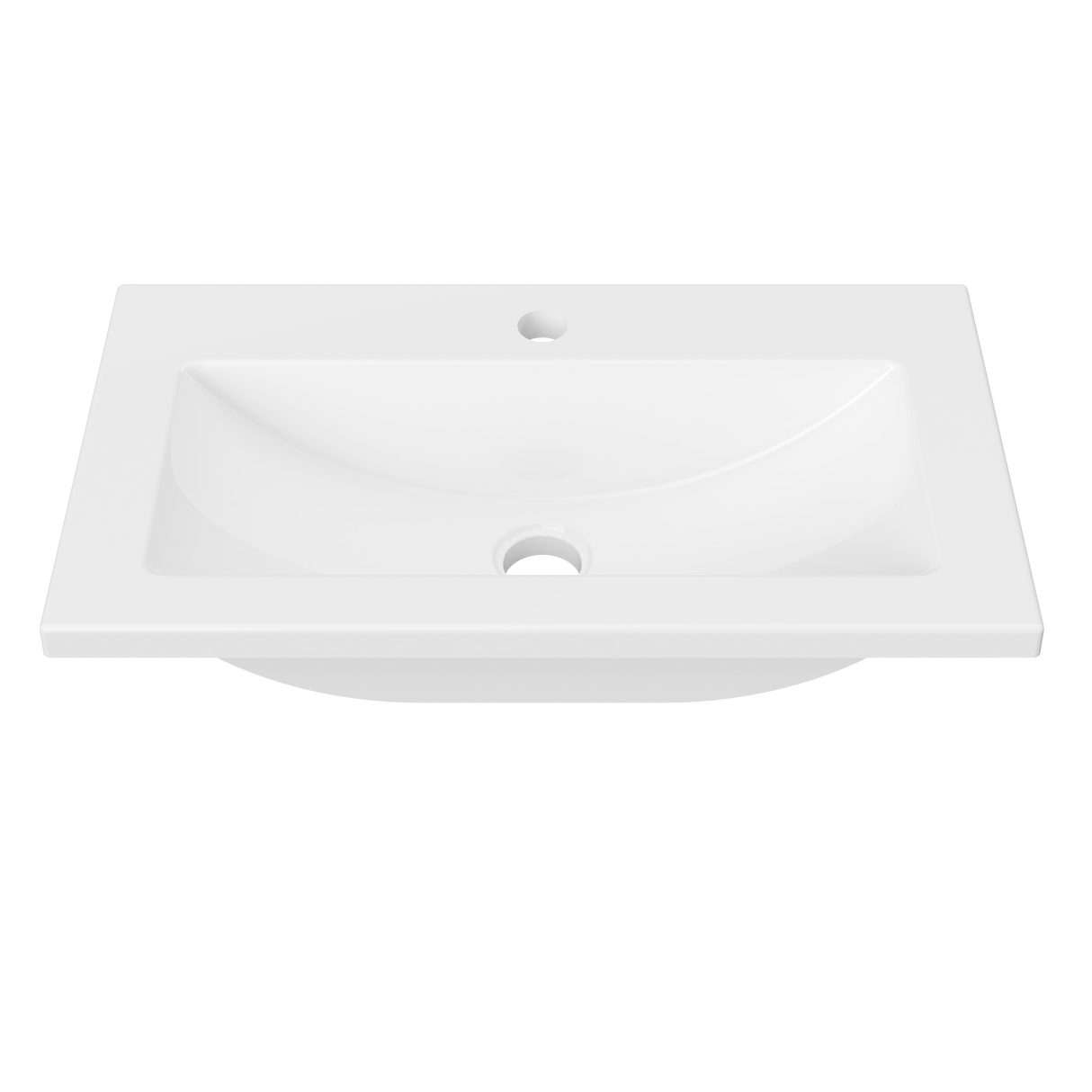 Ensuite Top Centre bowl 600mm (ENS-TP-600-C)