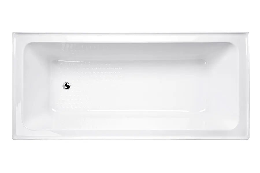 Fabrino 1525 Inset Shower Bath - White