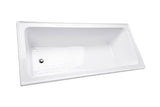 Fabrino 1525 Inset Shower Bath - White