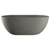 Jada Concrete Bath, Warm Grey