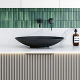 A lifestyle image of Timberline's Feather Basin 510mm Black Matt