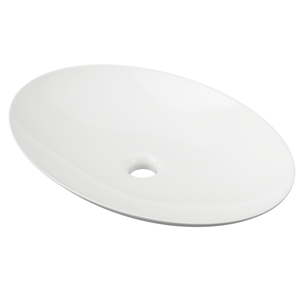 An image of Timberline's Feather Basin 510mm White Gloss