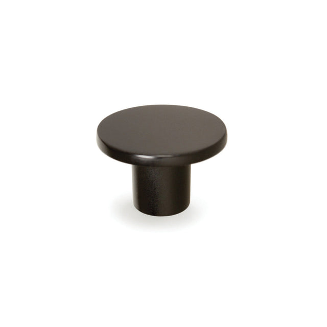 Flat Knob 26mm Black Handle (FLA-H-26-BL)