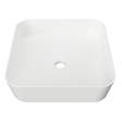 An image of Timberline's Florent Basin 400mm White Gloss