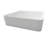 An image of Timberline's Florent Basin 400mm White Gloss