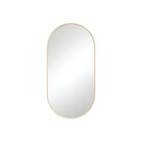 Empire Urban Brass Framed Mirror, 450 x 900mm