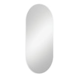 Empire Matt White Framed Mirror, 600 x 1200mm