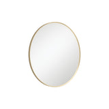 Reba Urban Brass Framed Mirror, 600mm