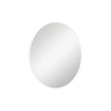 Reba Matt White Framed Mirror, 600mm