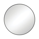 Reba Matt Black Framed Mirror, 800mm