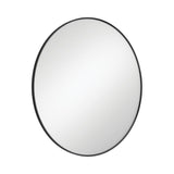 Reba Matt Black Framed Mirror, 800mm