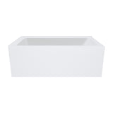 Sentor Right-Hand Acrylic Corner Bath, 1500mm