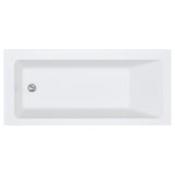 Sentor Right-Hand Acrylic Corner Bath with Overflow, 1650mm